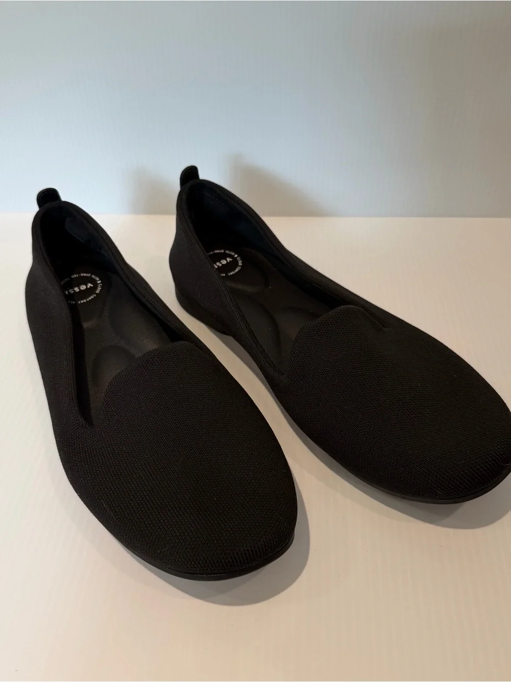 Vessi Women's Market Flat Black Emille Shoes